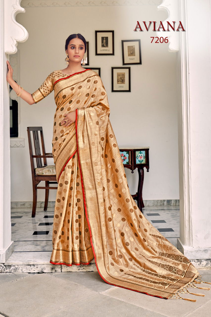 Rajyog Aviana Heavy Stylish Festive Wear Silk Designer Saree Collection
